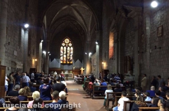 Viterbo - I funerali di Massimiliano Greto