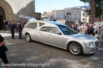 Viterbo - I funerali di Massimiliano Greto