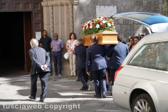 Viterbo - I funerali di Massimiliano Greto