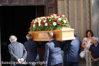 Viterbo - I funerali di Massimiliano Greto