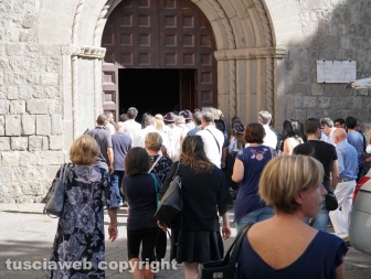 Viterbo - I funerali di Massimiliano Greto