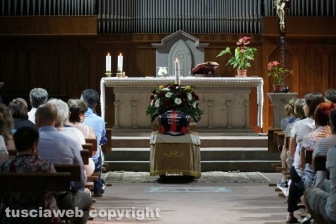 Viterbo - I funerali di Massimiliano Greto