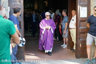 Viterbo - I funerali di Massimiliano Greto