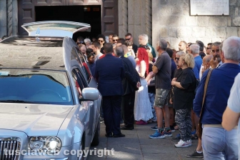 Viterbo - I funerali di Massimiliano Greto
