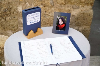 Femminicidio-suicidio a Orte - I funerali di Silvia Tabacchi a Vasanello