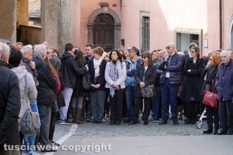 Femminicidio-suicidio a Orte - I funerali di Silvia Tabacchi a Vasanello