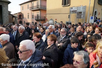 Femminicidio-suicidio a Orte - I funerali di Silvia Tabacchi a Vasanello