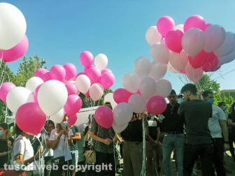 Civita Castellana - I funerali della 22enne Vanessa Brundo