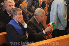 Il presidente della provincia Marcello Meroi e il sindaco Michelini