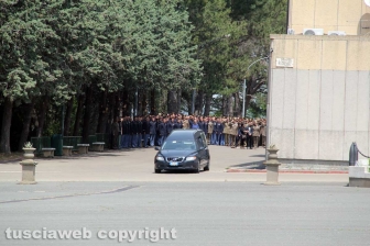 Viterbo - L'addio dell'Esercito al militare Daniele Ferrante