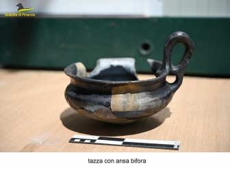 Lago di Bolsena - Guardia di finanza - I ritrovamenti in località Gran Carro