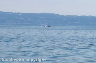 Lago di Bolsena - Idrovolante inabissato