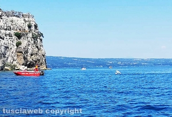 Lago di Bolsena - Idrovolante inabissato