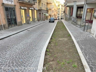 L’aiuola di via Matteotti