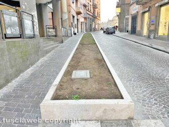L’aiuola di via Matteotti