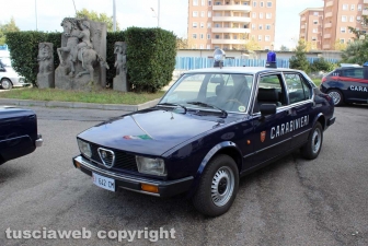 Viterbo - Carabinieri - Le auto d’epoca dell’associazione di volontariato “Lampeggiante blu"