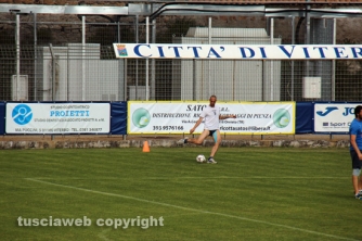 L\'allenamento della Viterbese al Rocchi