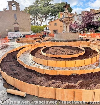 L’allestimento di San Pellegrino in fiore