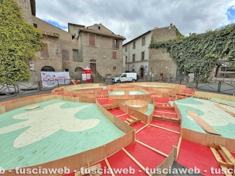 L’allestimento di San Pellegrino in fiore