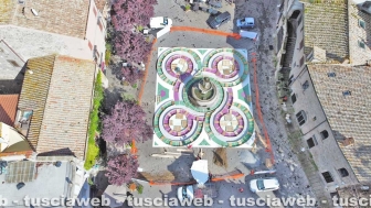 L’allestimento di San Pellegrino in fiore