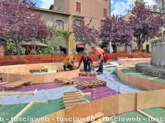 L’allestimento di San Pellegrino in fiore