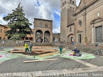 L’allestimento di San Pellegrino in fiore