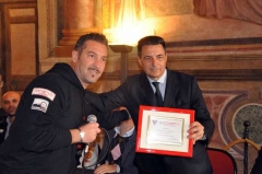 L\'Althea racing ospite a palazzo dei Priori