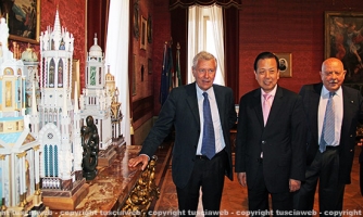 L\'ambasciatore cinese a Viterbo