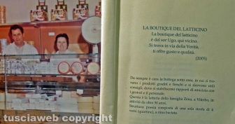 Viterbo - L'antica latteria - Memorie in bacheca