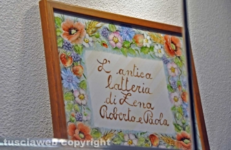 Viterbo - L'antica latteria, Bottega storica