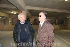 Il sindaco Leonardo Michelini e il consigliere Taborri