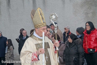L'apertura della porta santa della Madonna Liberatrice