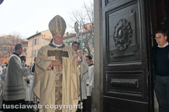 L'apertura della porta santa della Madonna Liberatrice