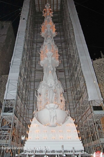 L'arrivo al santuario