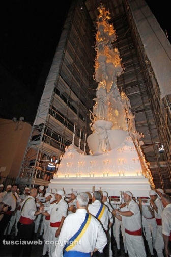 L'arrivo al santuario