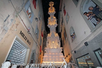 L'arrivo al santuario