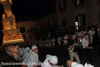 L'arrivo al santuario