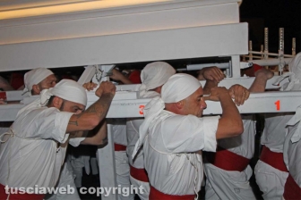 L'arrivo al santuario