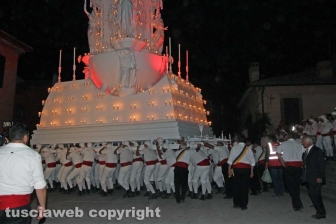 L'arrivo al santuario