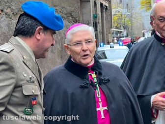L'arrivo del nuovo vescovo Orazio Francesco Piazza in cattedrale