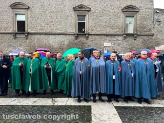 L'arrivo del nuovo vescovo Orazio Francesco Piazza in cattedrale