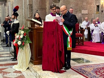 L'arrivo del nuovo vescovo Orazio Francesco Piazza in cattedrale
