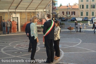 Tarquinia - L'arrivo della regina Margherita II
