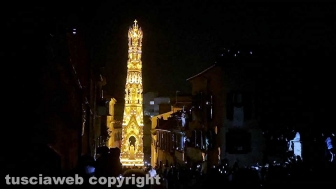 Viterbo - L'arrivo di Dies Natalis alla chiesa di Santa Rosa