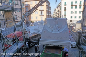 L'arrivo di Gloria e il montaggio