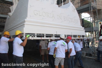 L'arrivo di Gloria e il montaggio