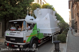 L'arrivo e l'assemblaggio di Gloria