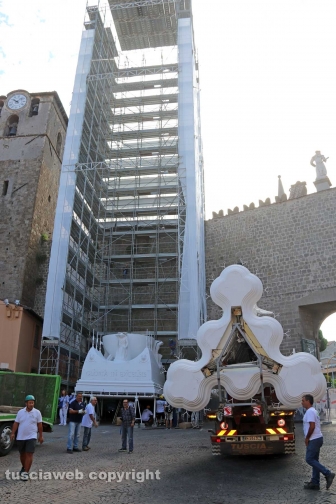 L'arrivo e l'assemblaggio di Gloria