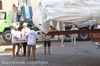 L'arrivo e l'assemblaggio di Gloria