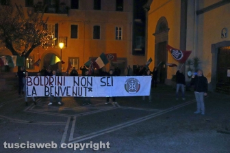 Laura Boldrini e Casapound a Vetralla